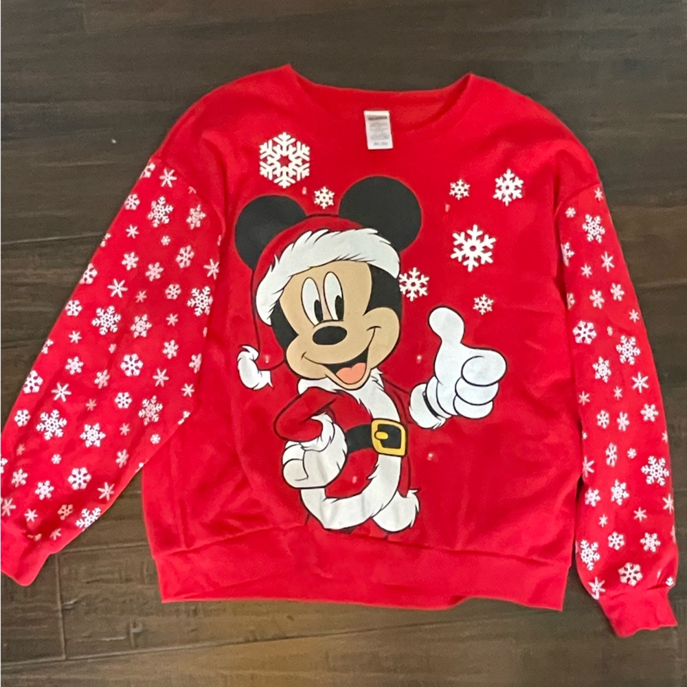 mickey mouse christmas sweater (needs new batteries for lights)